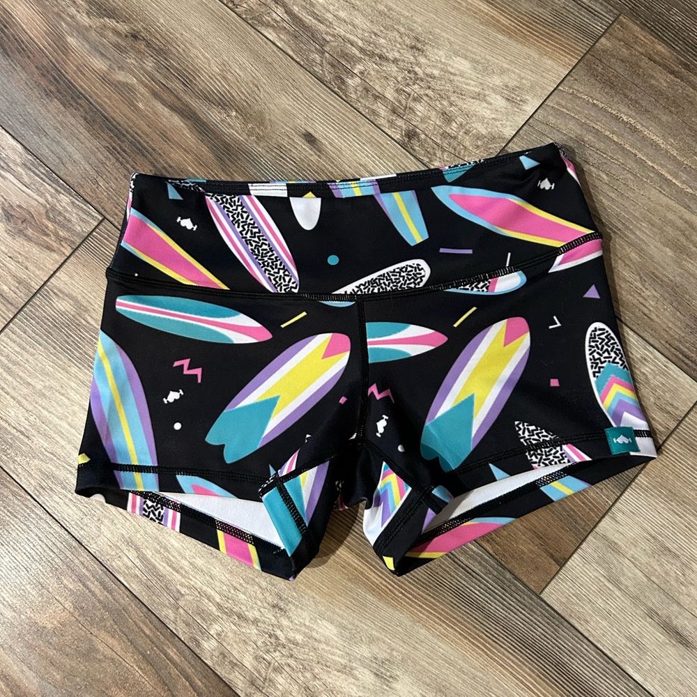 Wodbottom surfboard Women's Athletic Shorts